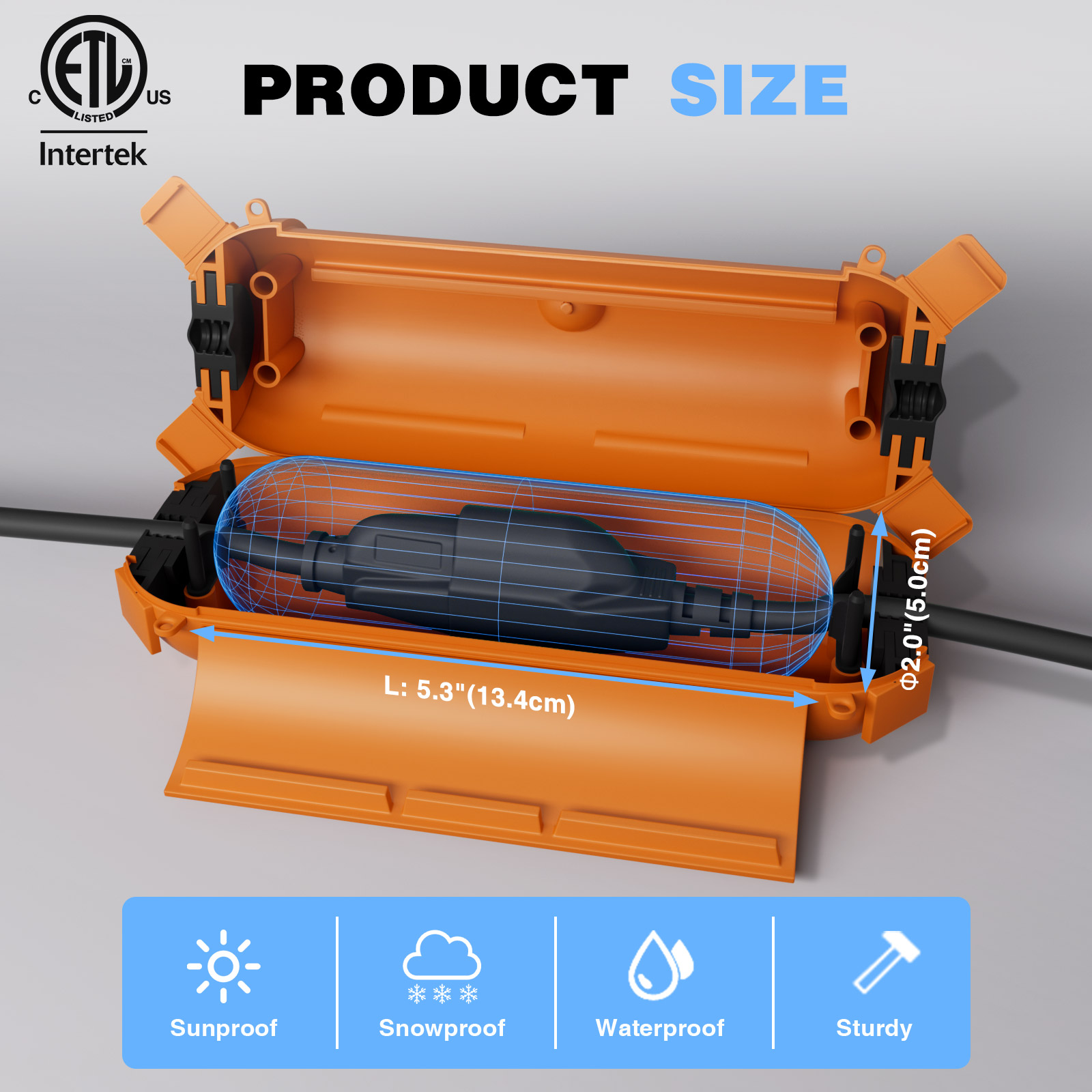 Outdoor Power Outlet Waterproof - Влагозащищенный электрический распределительный короб для наружного