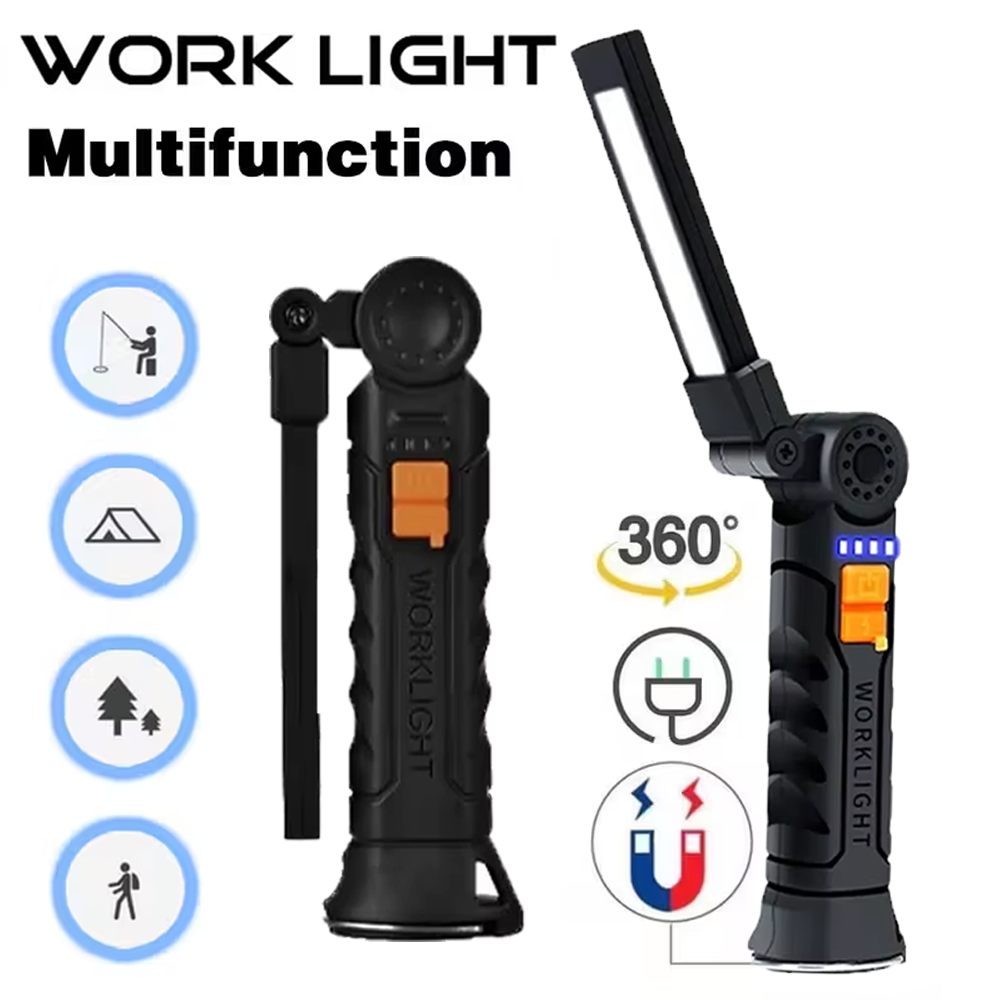 Outdoor Power Usb - Портативный светодиодный фонарик COB, перезаряжаемый через