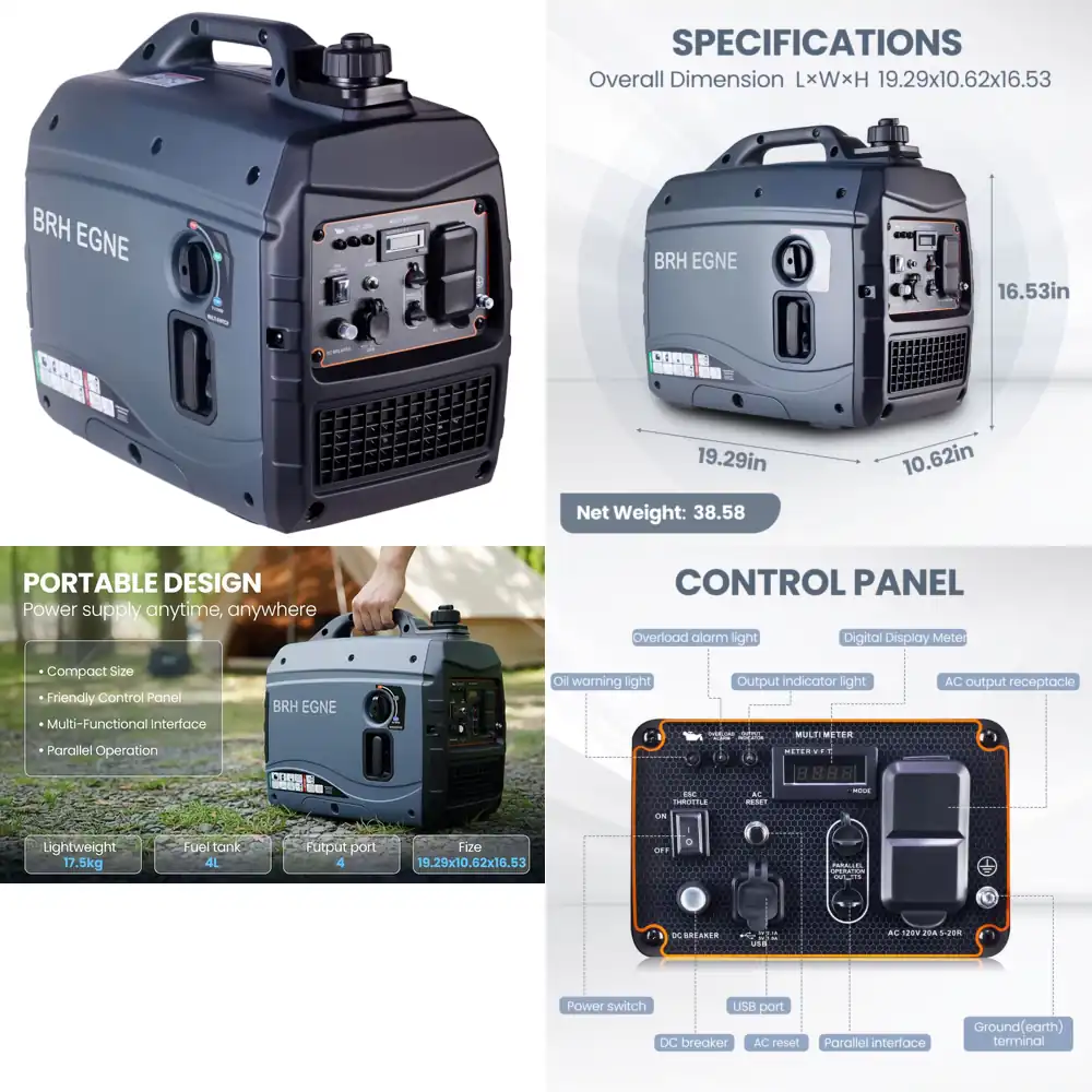 Portable Generator Inverter - Инверторные генераторы YHS 2500W 3kW бесшумного