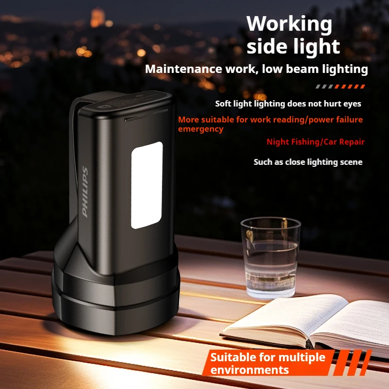 Outdoor Power Usb - 2025 Новый USB-перезаряжаемый фонарик Philips SFL3121,