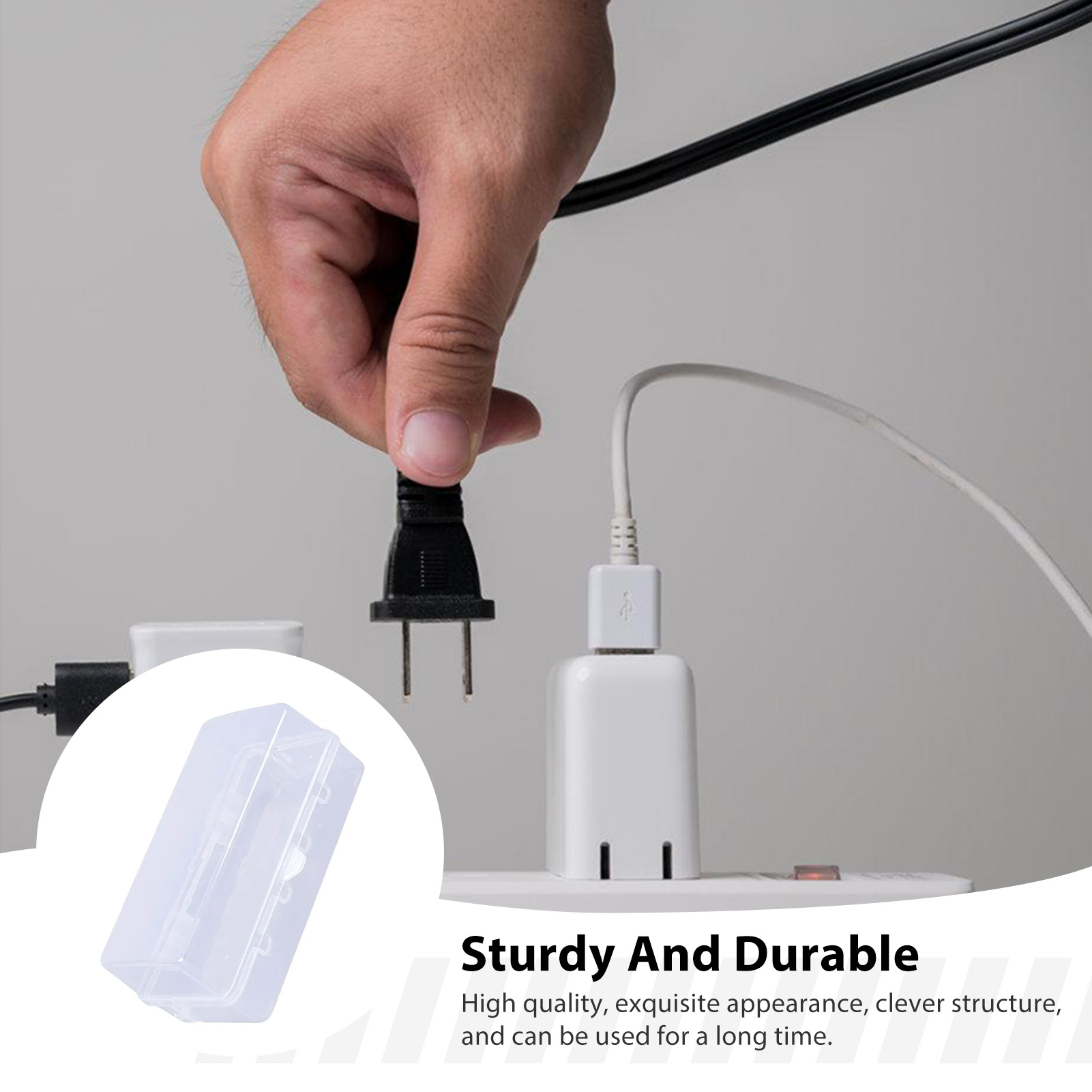 Outdoor Power Strip With Cover - Водонепроницаемые электрические коробки, уличный универсальный проектный