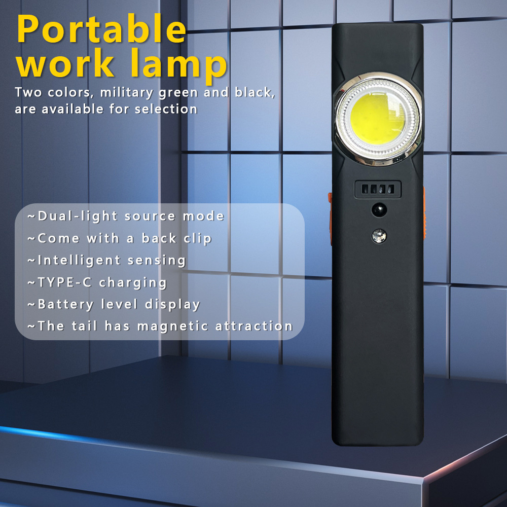 Outdoor Power Supply - Многофункциональный портативный мини-перезаряжаемый магнитный рабочий фонарь,