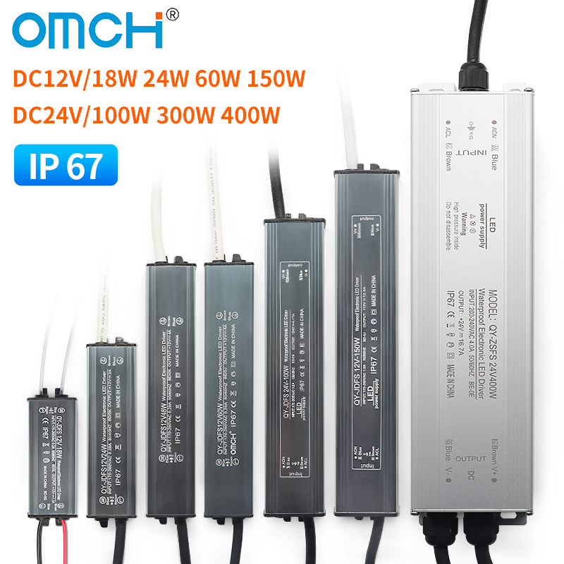 Outdoor Power Transformer - OMCH IP67 Водонепроницаемый источник питания Трансформатор