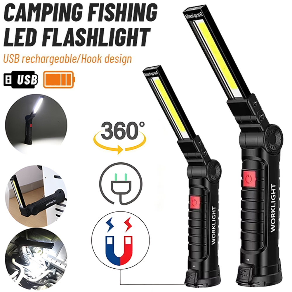 Outdoor Power Usb - Светодиодный фонарик COB, перезаряжаемый через USB,