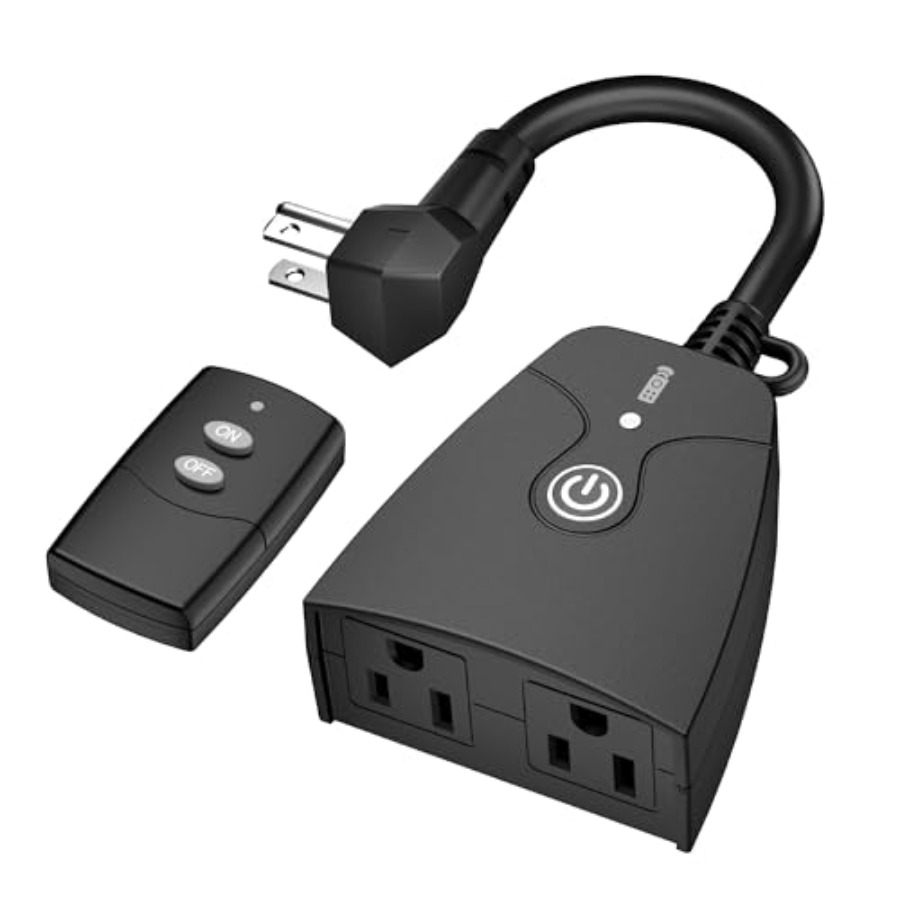 Outdoor Power Outlet With Remote Control - Уличная беспроводная розетка с дистанционным управлением,