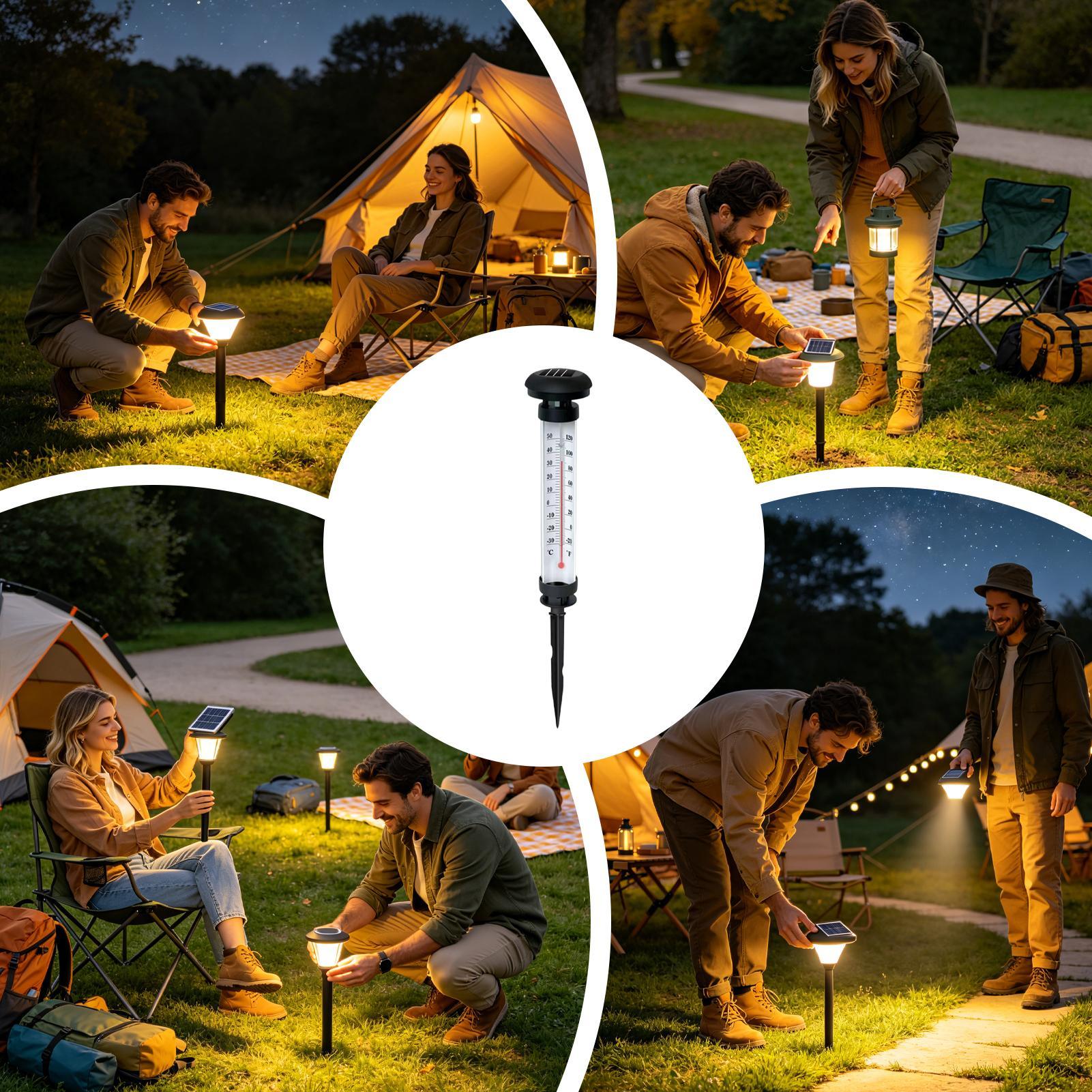 Солнечные светильники для доро – обзор и цена Outdoor Yard Power Stake