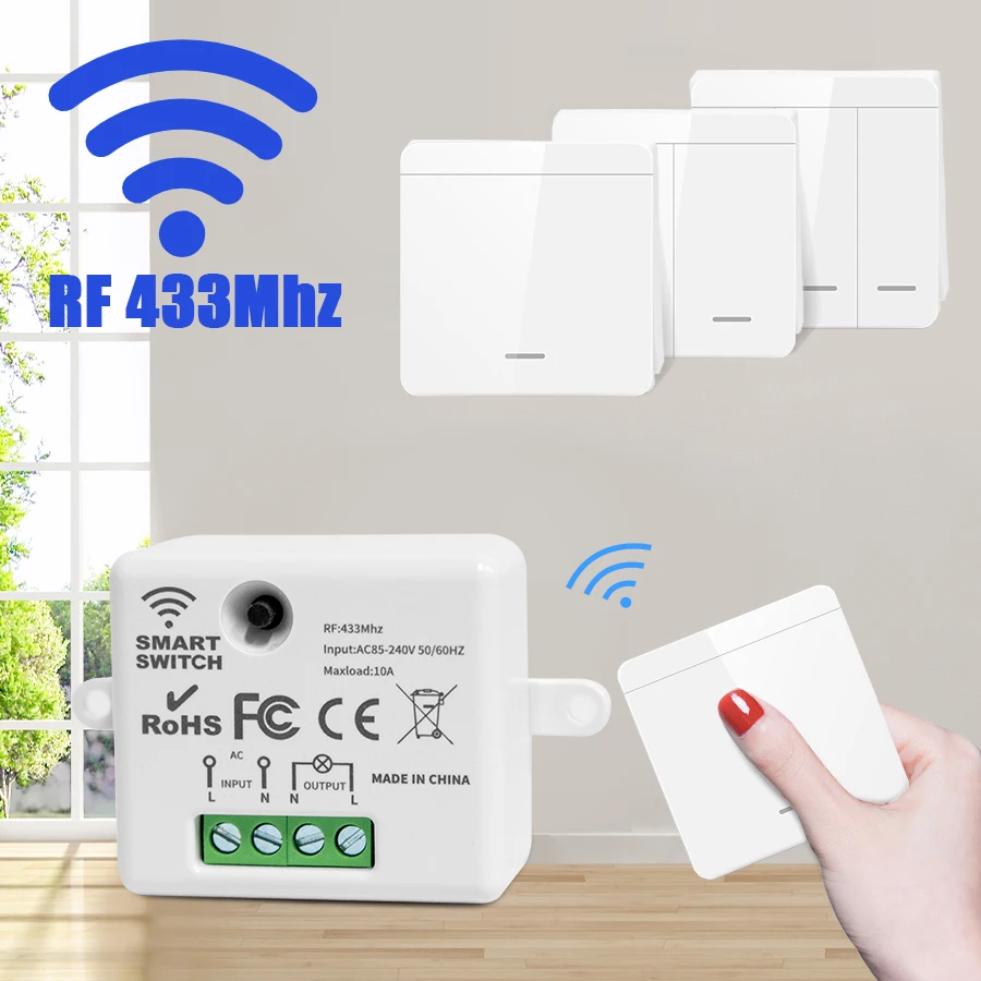 Беспроводной настенный выключа – обзор и цена Outdoor Power Outlet With Remote Control