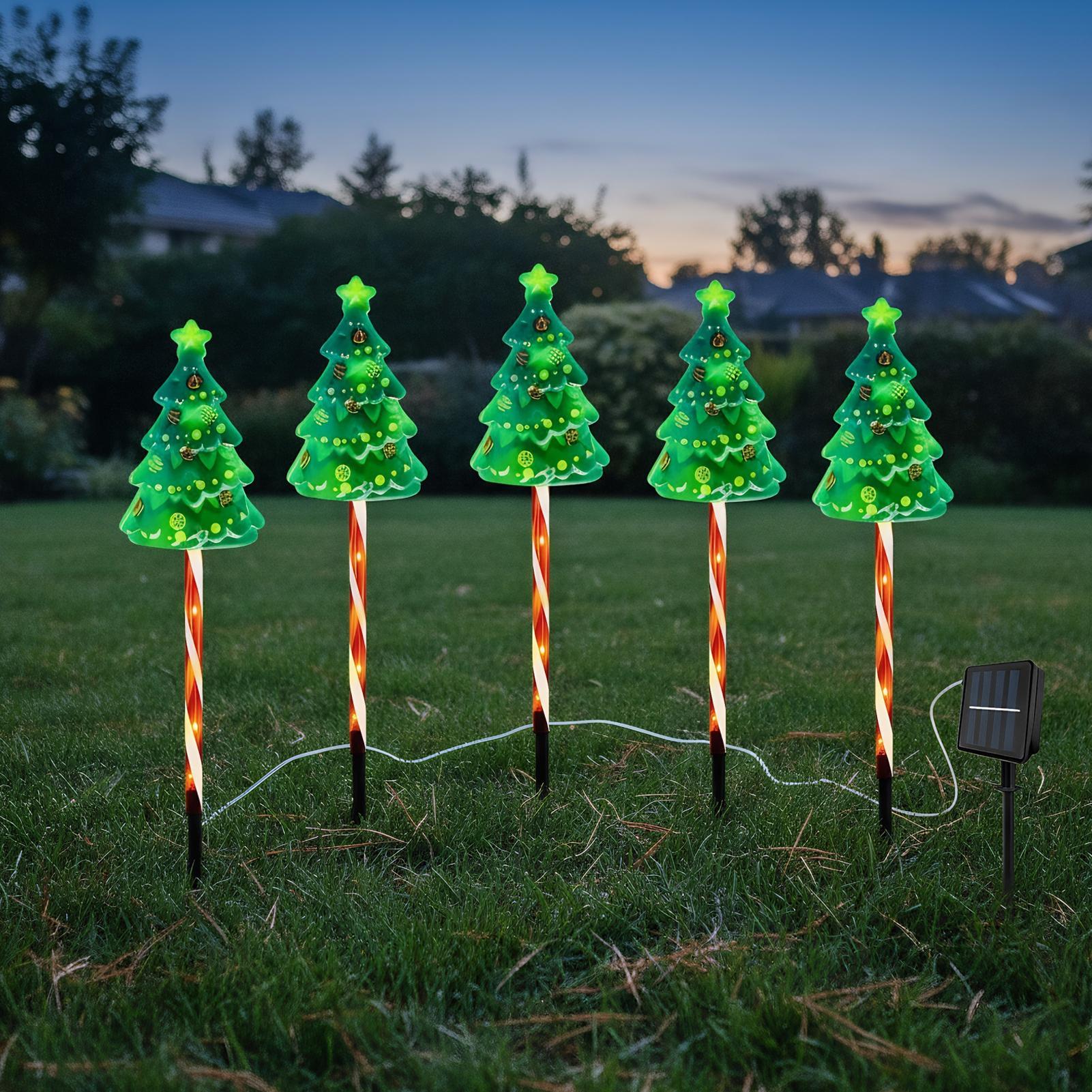 Рождественская елка, подъездна – обзор и цена Outdoor Yard Power Stake