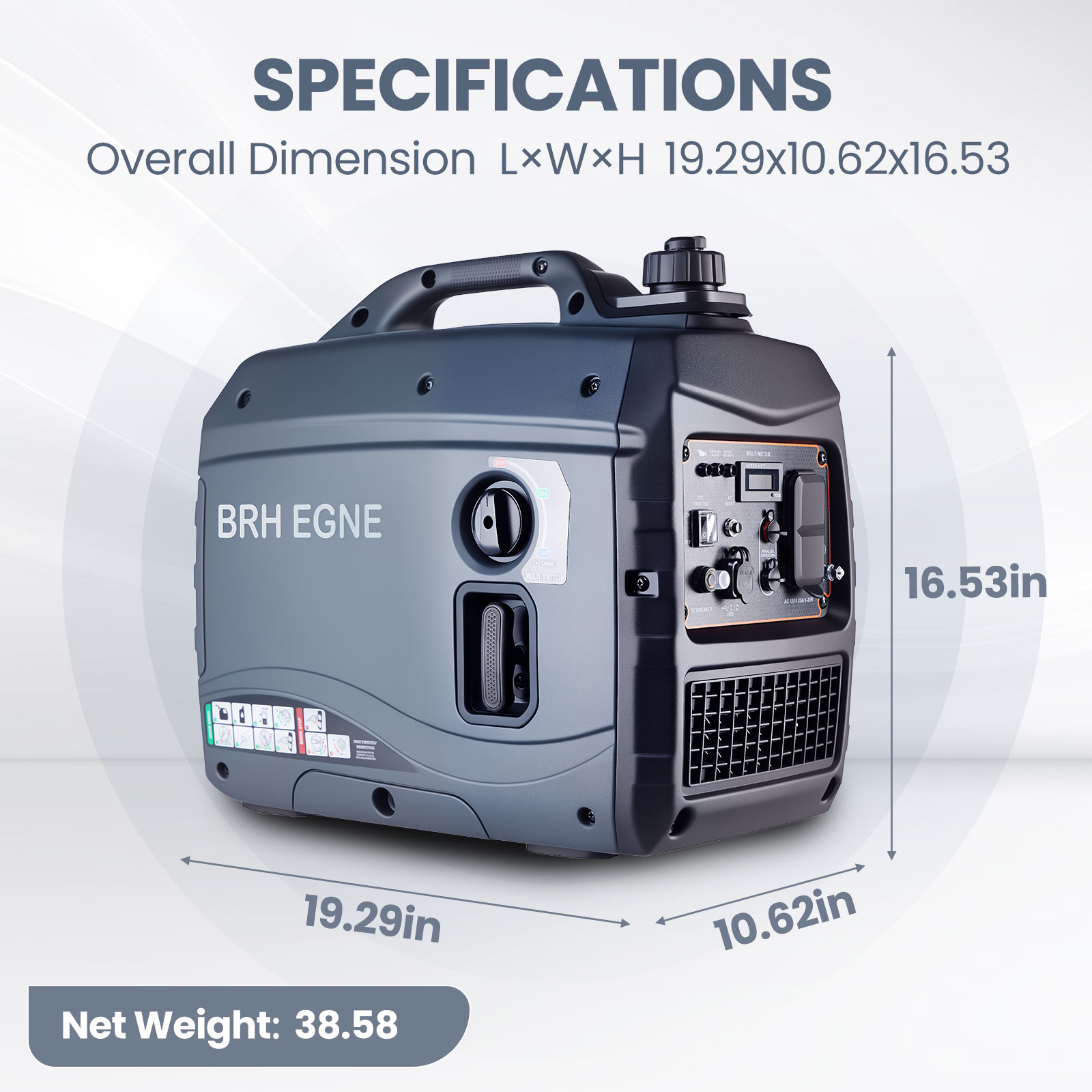 Инверторные генераторы YHS 250 – обзор и цена Portable Generator Inverter