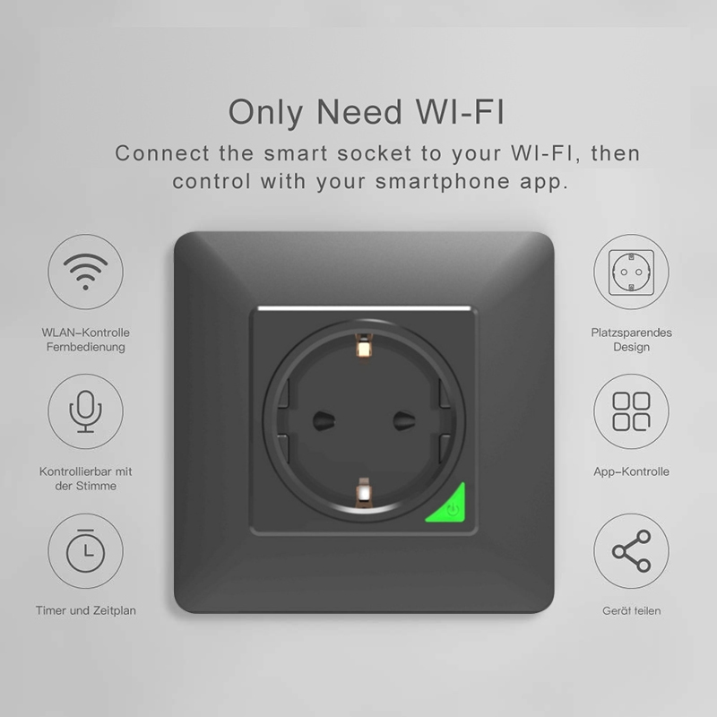 Смарт-розетка электрическая с  – обзор и цена Outdoor Power Outlet With Remote Control