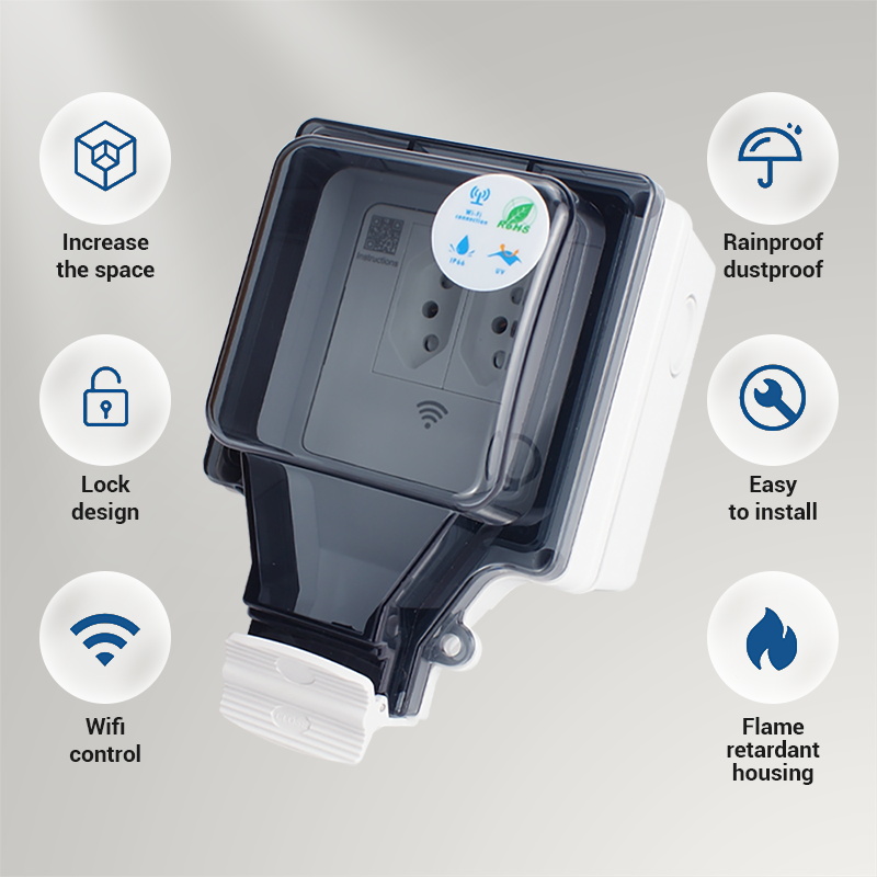 Смарт-розетка с голосовым упра – обзор и цена Outdoor Power Outlet With Remote Control