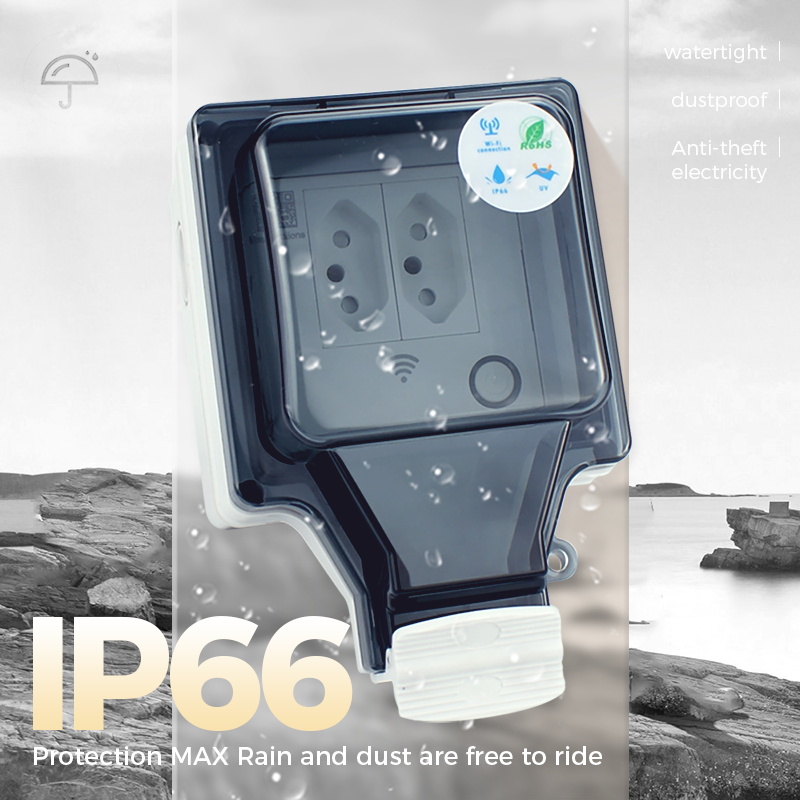 Смарт-розетка с голосовым упра – обзор и цена Outdoor Power Outlet With Remote Control