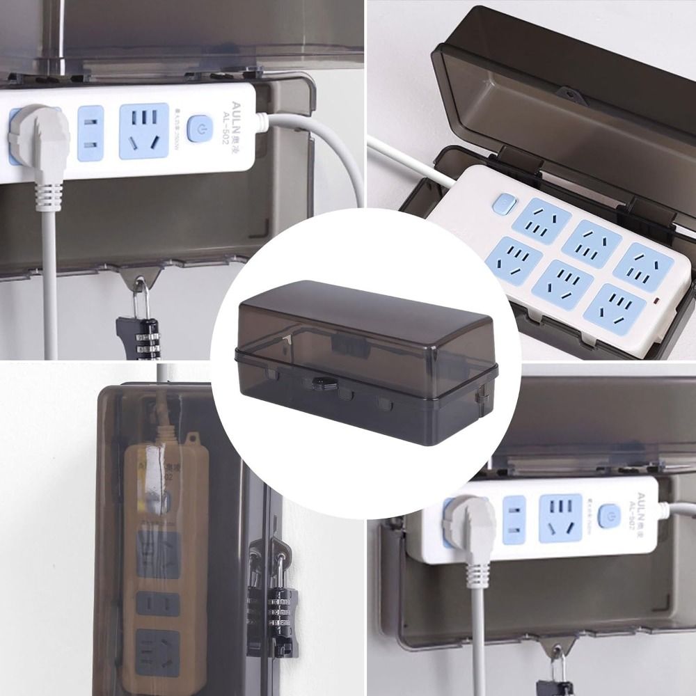 Прочный пластиковый защитный к – обзор и цена Outdoor Power Strip With Cover