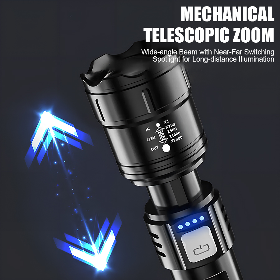 Мощный светодиодный фонарь P50 – обзор и цена Outdoor Power Usb