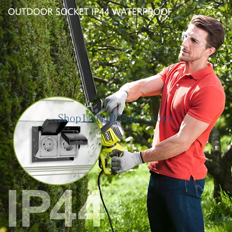 02DC Электрическая розетка Дом – обзор и цена Outdoor Power Outlet Waterproof