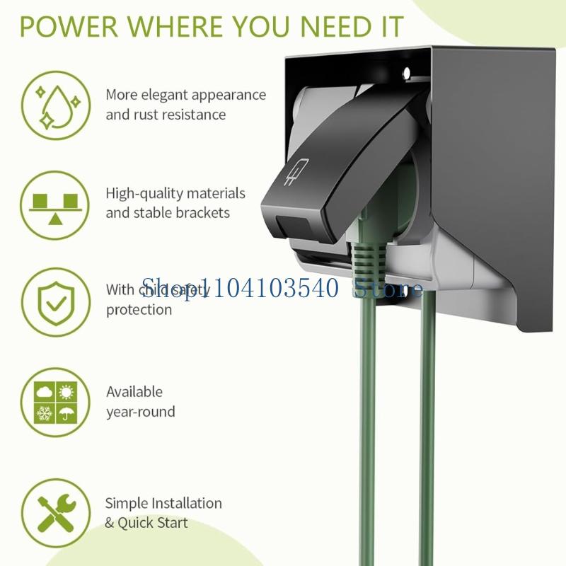 02DC Электрическая розетка Дом – обзор и цена Outdoor Power Outlet Waterproof