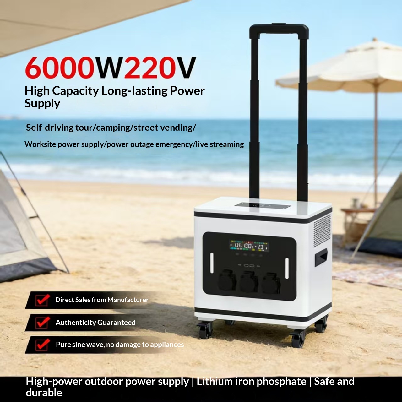 Литий-ионный аккумулятор для у – обзор и цена Outdoor Power Supply