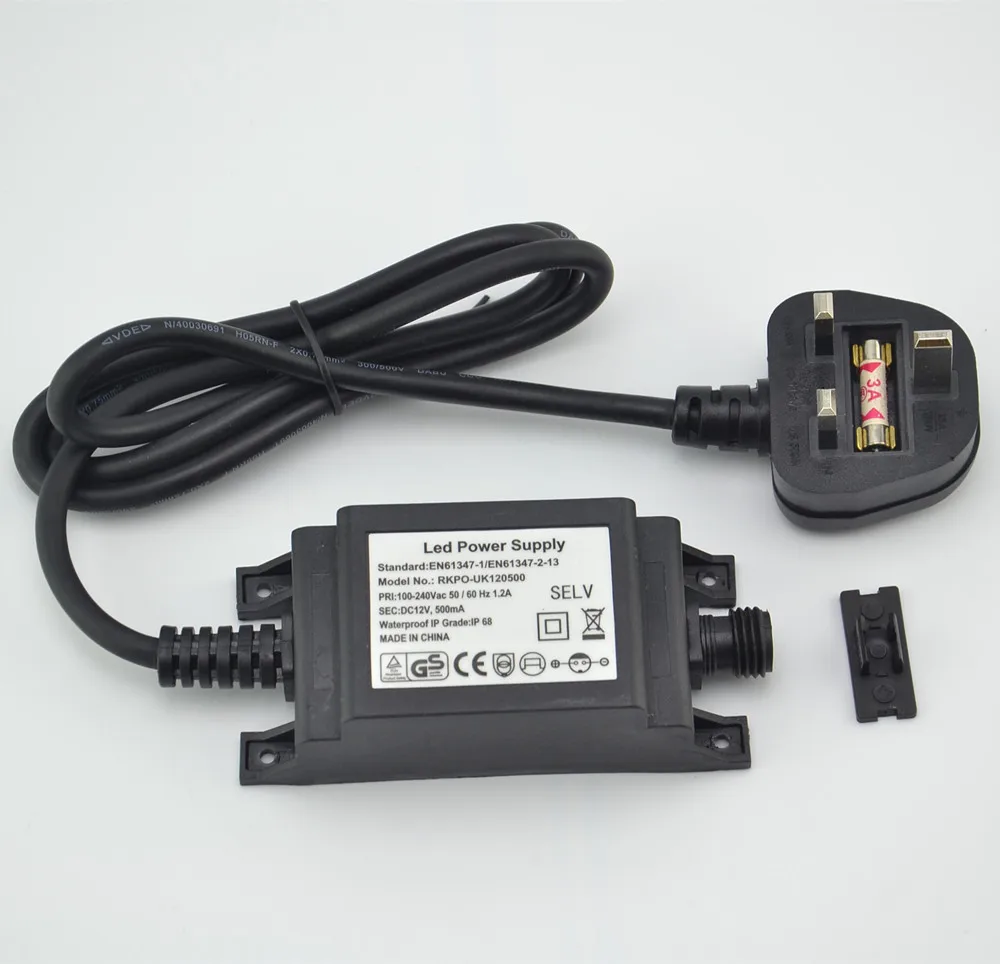 IP68 DC12V 1A Драйвер питания  – обзор и цена Outdoor Power Transformer