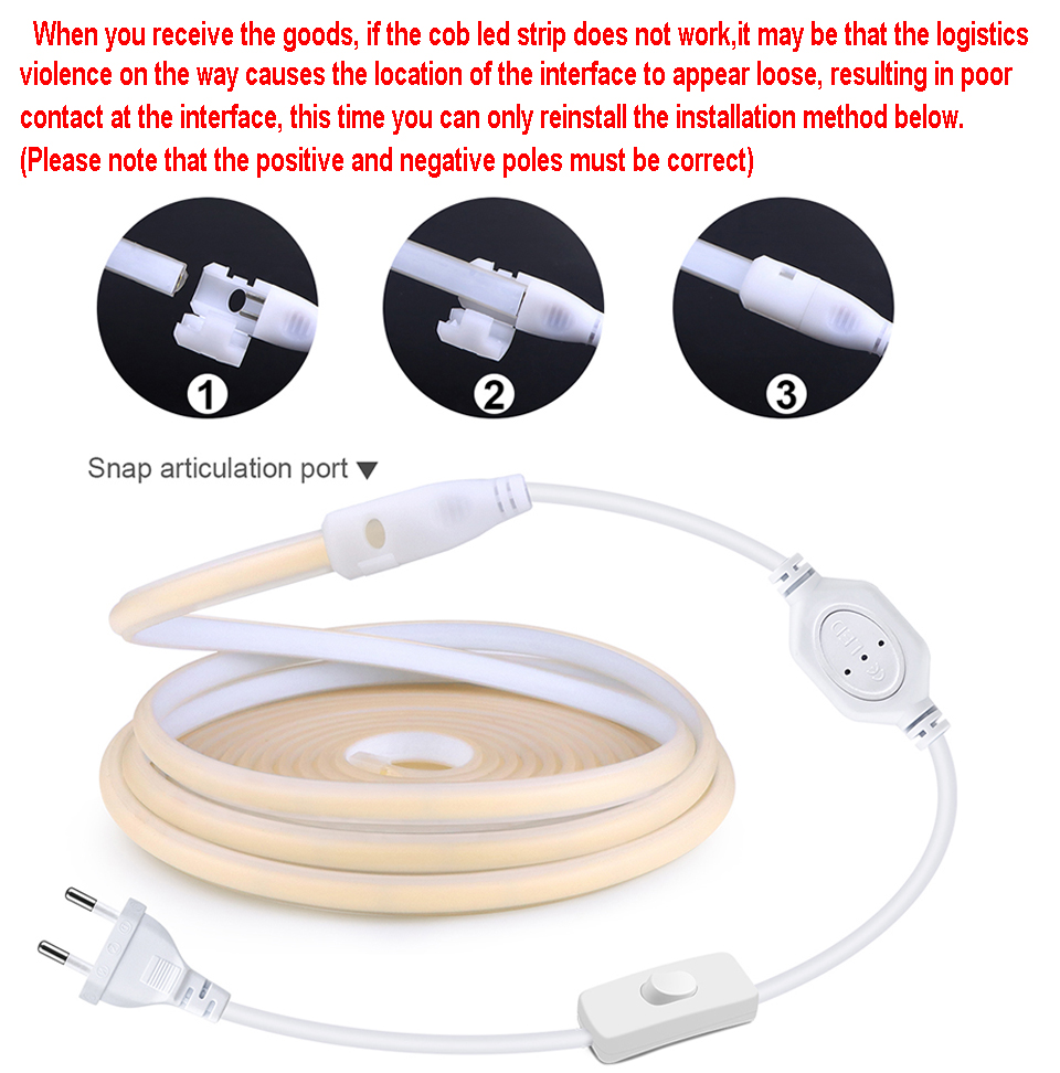Светодиодная лента COB 110В/22 – обзор и цена Outdoor Power Strip