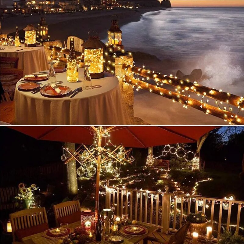 100 LED Солнечная Фея Водонепр – обзор и цена Outdoor Power For Wedding