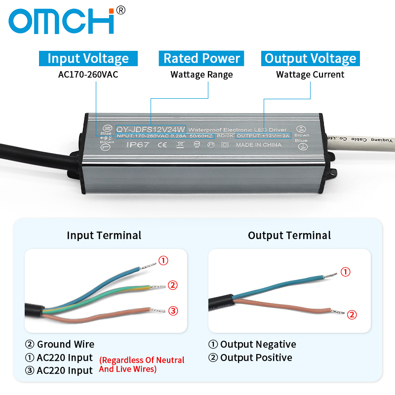 OMCH IP67 Водонепроницаемый ис – обзор и цена Outdoor Power Transformer