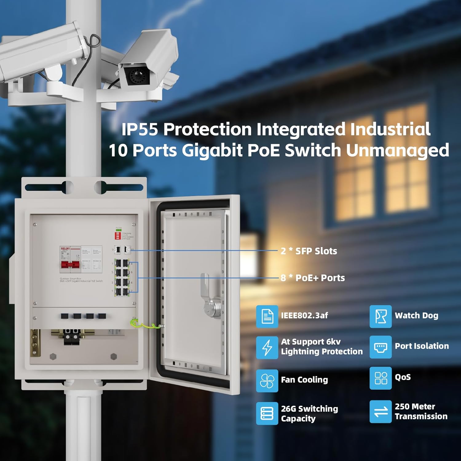 Умная сетевая коробка KeepLiNK – обзор и цена Outdoor Power Supply