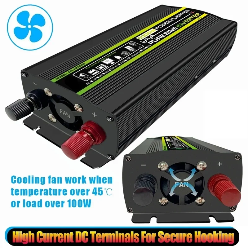 6000 Вт DC12/24 В в AC 220 В ч – обзор и цена Outdoor Power Transformer