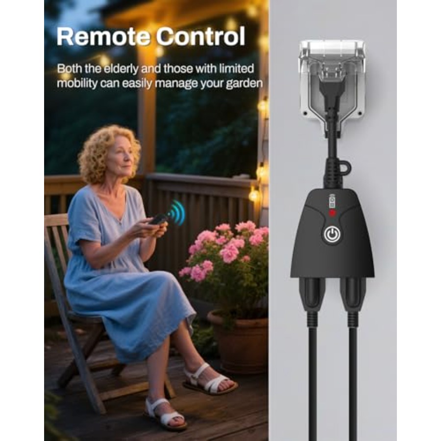 Уличная беспроводная розетка с – обзор и цена Outdoor Power Outlet With Remote Control